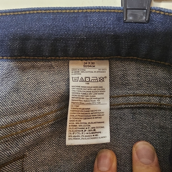 Banana Republic Straight Jeans Mens 34 x 30 - Picture 7 of 7